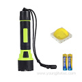 Waterproof 3W LED flashlight with Tail rope whistle